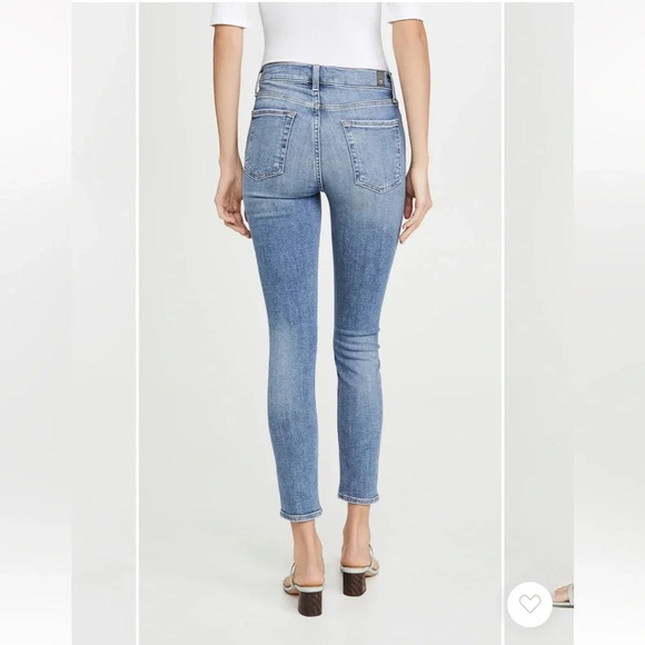 7 For All Mankind b(air) The Ankle Skinny Jeans 27 - Picture 2 of 12